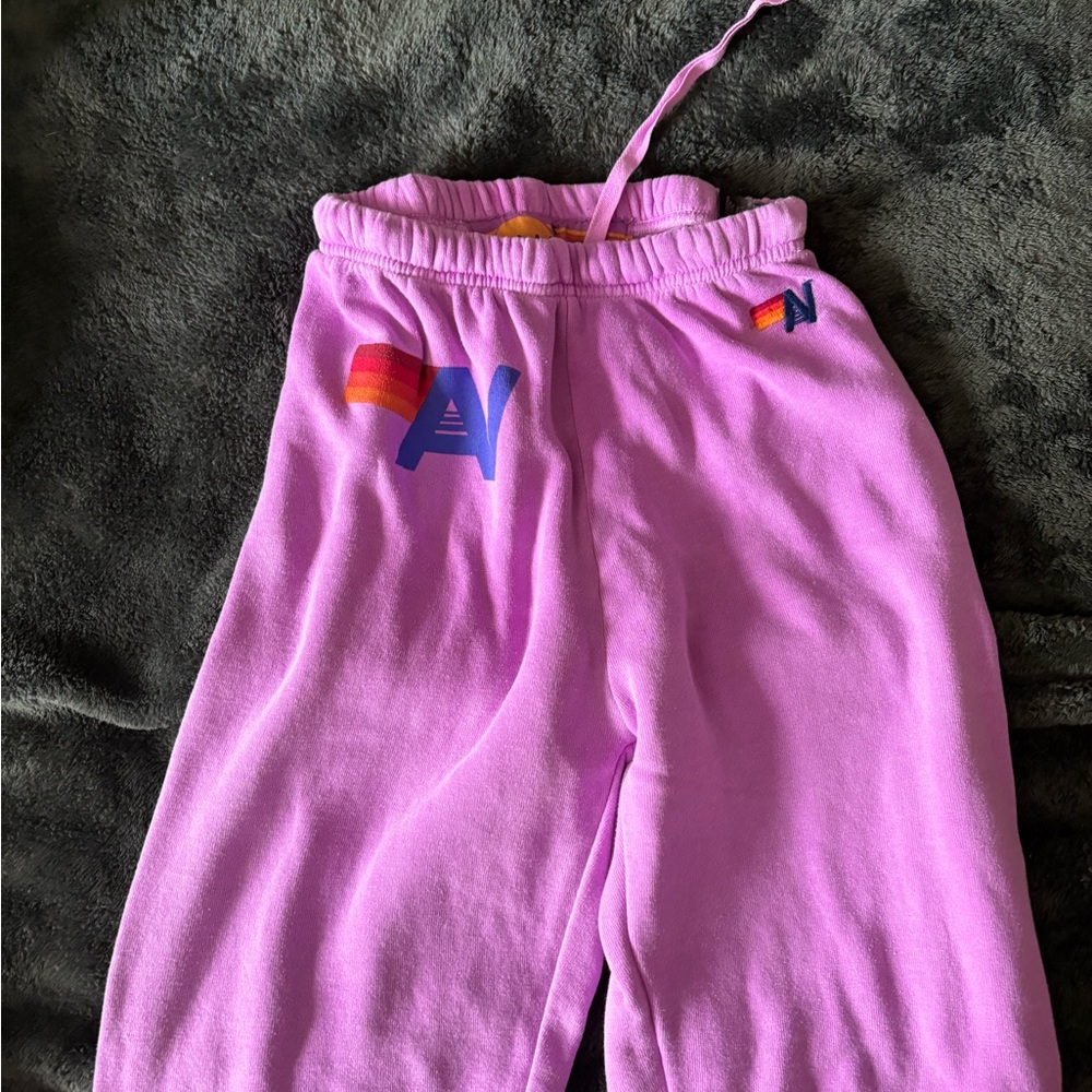 Aviator Nation Pink Track Pants